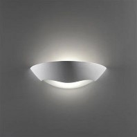 Domus-BF-8258 Ceramic Frosted Glass Wall Light - Raw / E27